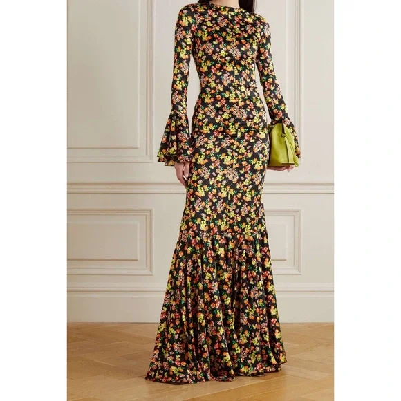 Caroline constas top floral dress